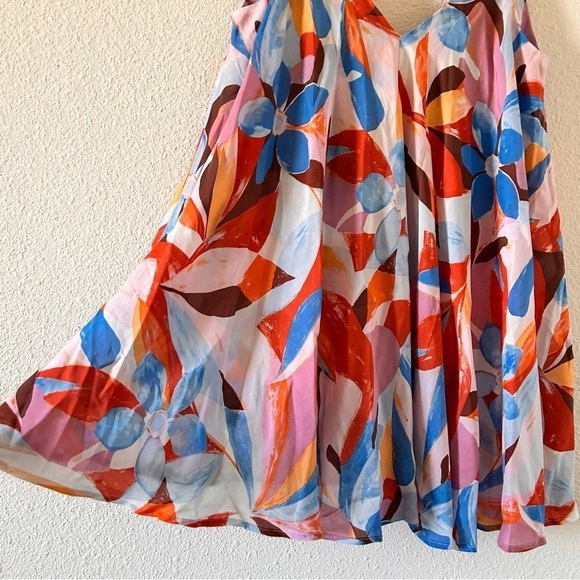 Forever 21 Women Small Dress Tunic NWT Artsy Floral Boho Shift Relax - Picture 4 of 9